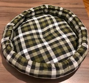 legowisko dla kota, okrągłe w stylu sportowym