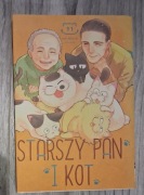 manga starszy pan i kot