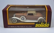 SOLIDO Age d'Or no.35 - DUESENBERG SPIDER J, Made in France, skala 1:43