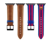 FC Barcelona Apple Watch Band Real Leather 49" koperta