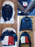 Tommy Jeans katana damska z flagą na plecach rozmiar L