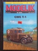 Model Kartonowy Modelik 2004\22 POLSKI WOJSKOWY AMBULANS SANITARNY CWS T-1