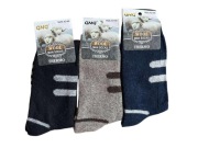 Skarpety męskie wełniane z angory 3 pary