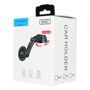 Uchwyt samochodowy magnetyczny do deski (obracana podstawa) XK062 czarny