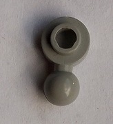 Lego 3614b Płytka z kulką jasnoszarą