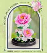 Wieczny bukiet kwiatów mikro klocki Model dekoracja wnętrz 156 elementów