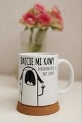 Kubek Śmieszny DAJCIE MI KAWY Flork Prezent 330ml