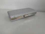 kopertówka puzderko srebrna błyszcząca elegancka wizytowa okazjonalna