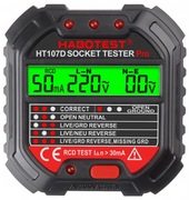 Tester Gniazd Wyświetlacz Cyfrowy Habotest HT107D