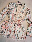 Zara 100% wiskoza marynarka w kwiaty roz. L/XL