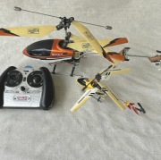 Helikopter zdalnie sterowany Super3D + S107 + sterownik / na części