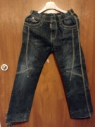 CHŁOPIĘCE SPODNIE JEANSOWE B&Q KIDS Z GUMĄ W PASIE