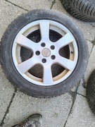Felgi aluminiowe 5x112 z oponami zimowymi 205-55-16 