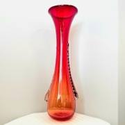 Wazon ze szkła artystycznego PRL lata 60-te. 001 Odbiór Warszawa