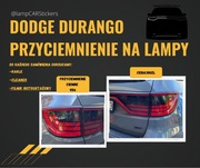folia naklejki na tylne lampy DODGE DURANGO 2014+