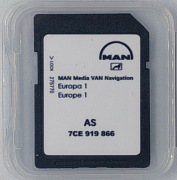 Aktualizacja map MAN MediaVan Truck and BUS