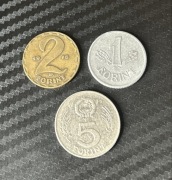 Zestaw - 3x stara moneta Forint - Węgry - 1981/1976/1971