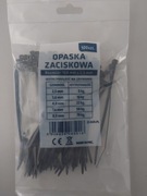 Opaski zaciskowe trytytki PGB czarne 2,5x100 100szt.