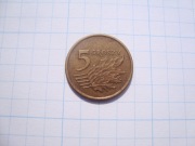 Polska moneta 5 gr groszy 2002