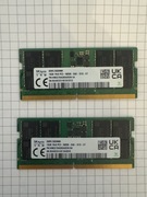 SO-DIMM DDR5 2x16GB 5600MT/s CL46 / pamięci RAM SK Hynix HMCG78AGBSA092N 