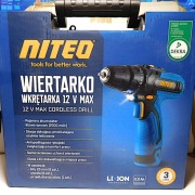 12V WKRĘTARKA wiertarka NITEO MAX 12V jak nowa 
