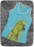 Bluzka top Scooby-Doo! brokat 128