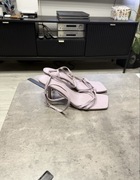 Szpilki damskie fioletowe marki H&M rozmiar 42