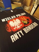 T-shirt Koszulka Wielka Polska Anty Bandera r. L