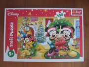 Trefl Puzzle 100 el. Magia Świąt Myszka Miki