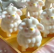 Duży BARANEK Wielkanocny forma silikonowa 8.9*9.4 do Wosku Świec Czekolady 