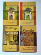 LEKTURY  Nad Niemnem 3 tomy  Wesele  Król Edyp  Antygona  LICEUM TECHNIKUM