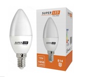28 szt Żarówka LED E14 C37 8W SMD CCD świeczka biała neutralna