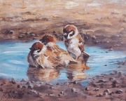 A.Giża MAZURKI obraz olejny 30/24 cm NATURA 