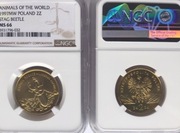 2 ZŁ1997 JELONEK ROGACZ NGC MS66 ! PIĘKNA