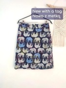 Nowa White stuff spódnica granatowa w słonie rozmiar S/36/8 len bawełna