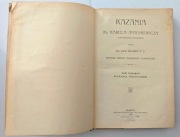 KAZANIA PRZYGODNE KS. ANTONIEWICZ LWÓW KRAKÓW 1906