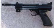 Crosman 2240 muszka z szyną pod lufę