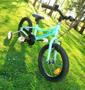 Lekki rowerek KROSS Mini 4.0 16" + kółka boczne (Aluminium)