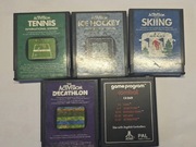 Kartridże 5szt z grami Atari 2600 7800