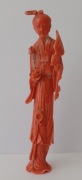 Figura kolekcjonerska z koralu naturalnego " Gejsza" 