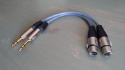 Interkonekt 2x 0.25m Jack XLR Female Melodika OFC