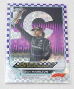 Topps Chrome F1 2022 Lewis Hamilton 171 checkered flag purple 126/199 Karta