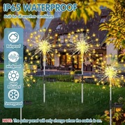 Latarnia solarna SaiXuan – 2 szt. | 120 LED | Ogród / Taras / Podjazd