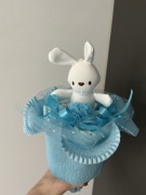 bukiet z pampersów prezent dla dziecka chrzest baby shower narodziny