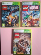 Gray Xbox 360 Lego Marvel Hobbit Piraci