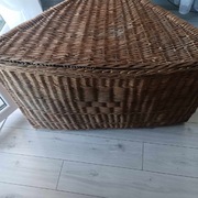Kosz wiklinowy narożny 