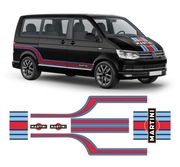 Zestaw naklejek Martini VW T4 T5 multivan vivaro trafic ducato caravelle