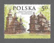 Fi 4661 z bloku 282. Drewniane Cerkwie w polskim i ukraińskim.