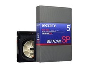 Studyjna kaseta Sony Betacam SP BCT-5MA 5M min