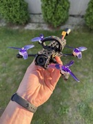 Dron fpv 3 cale, Volador vx3, Dji O3 ELRS +6 pakietów Lipo 650mah 4s